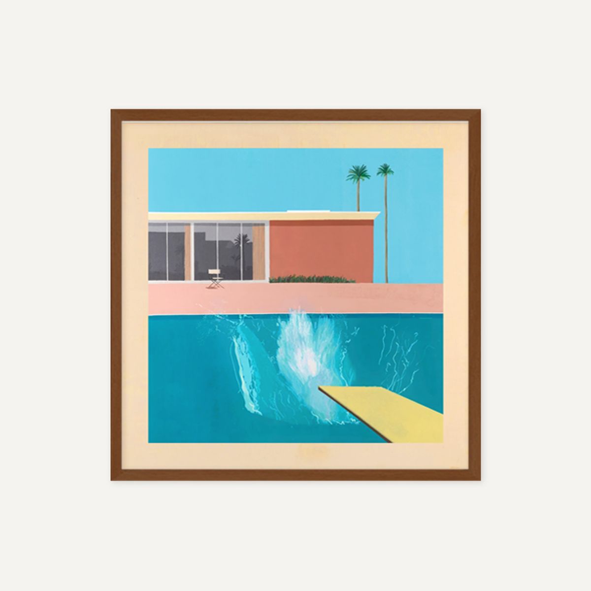 그릿시즌(GREET SEASON) 데이비드 호크니 / A Bigger Splash, 1967 (액자 포함)