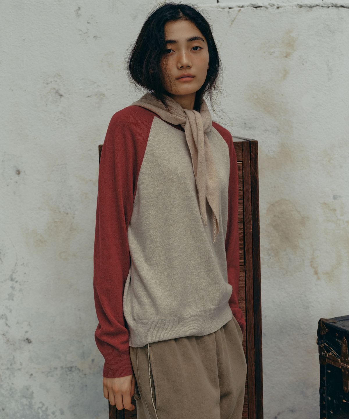 프리터(FRITUR) Raglan Knit 2Color_F243KN04