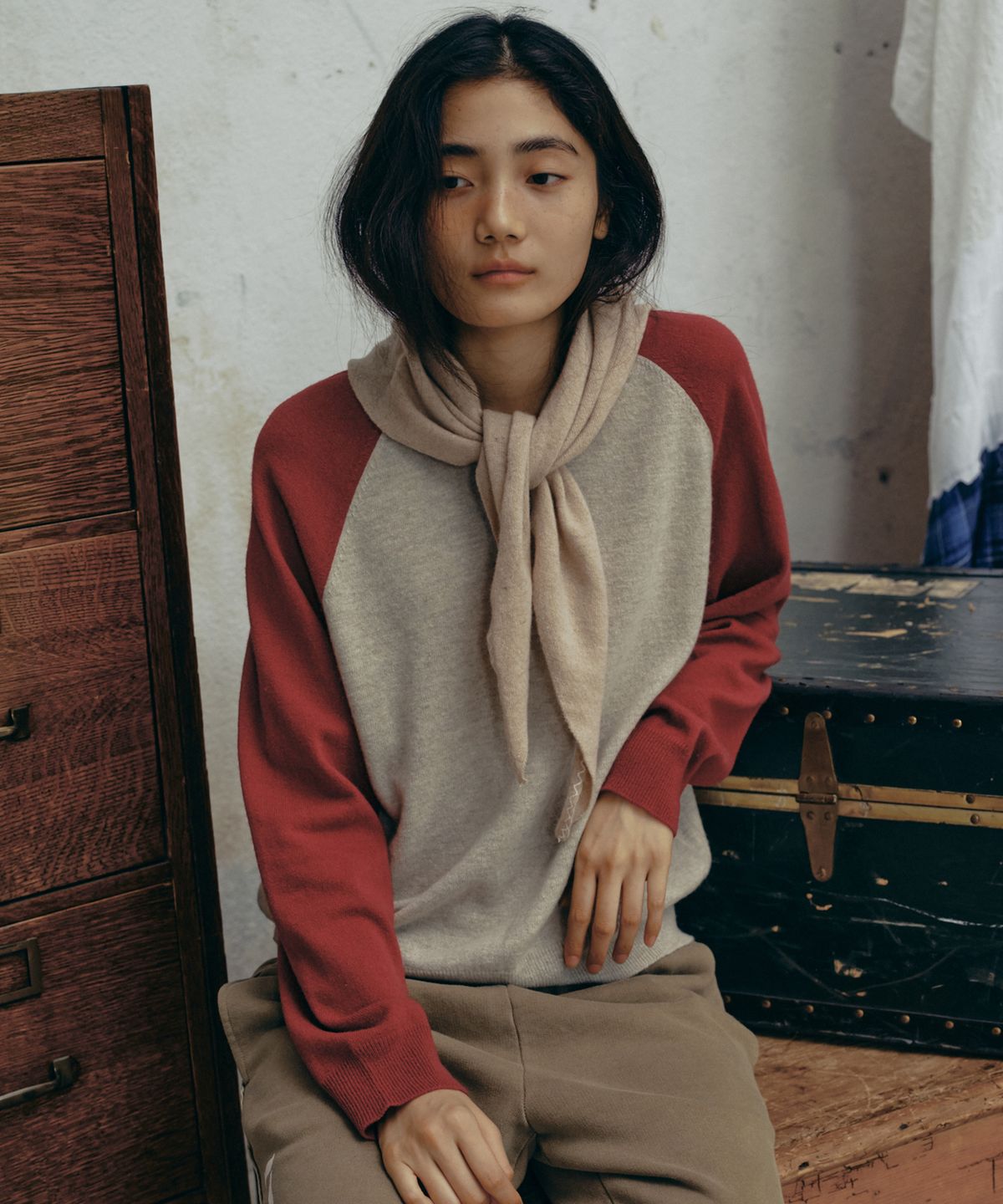 프리터(FRITUR) Raglan Knit 2Color_F243KN04