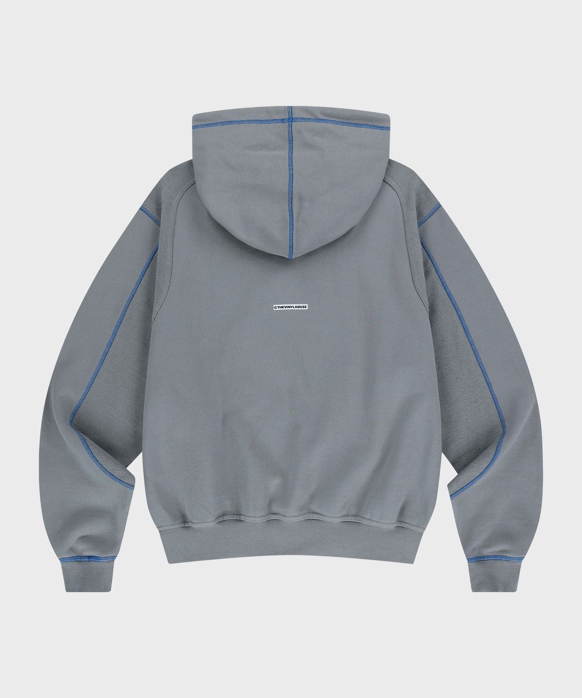 더바이닐하우스(THEVINYLHOUSE) CUT-OFF HOODIE GREY