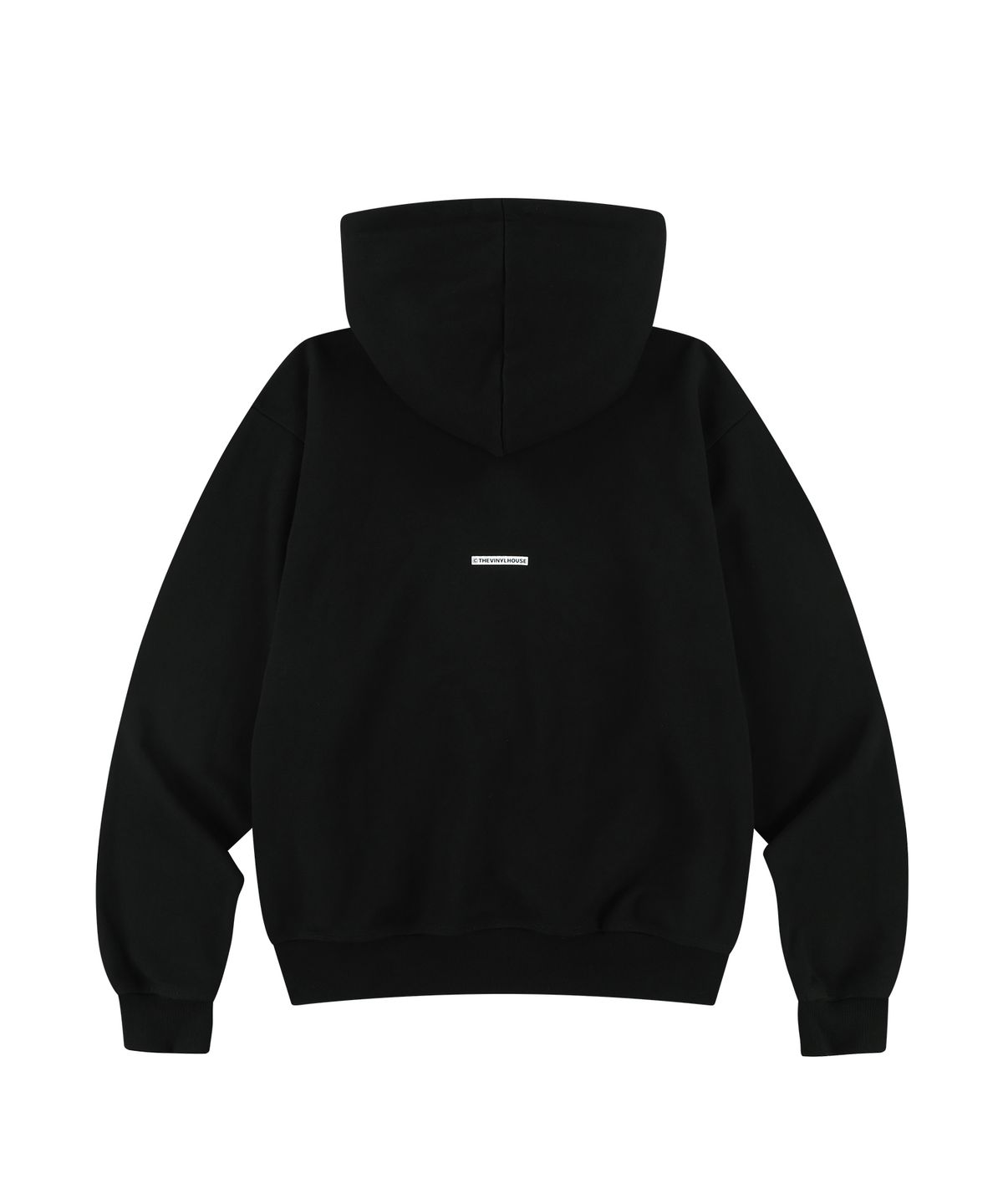 더바이닐하우스(THEVINYLHOUSE) TYPO HOODIE BLACK