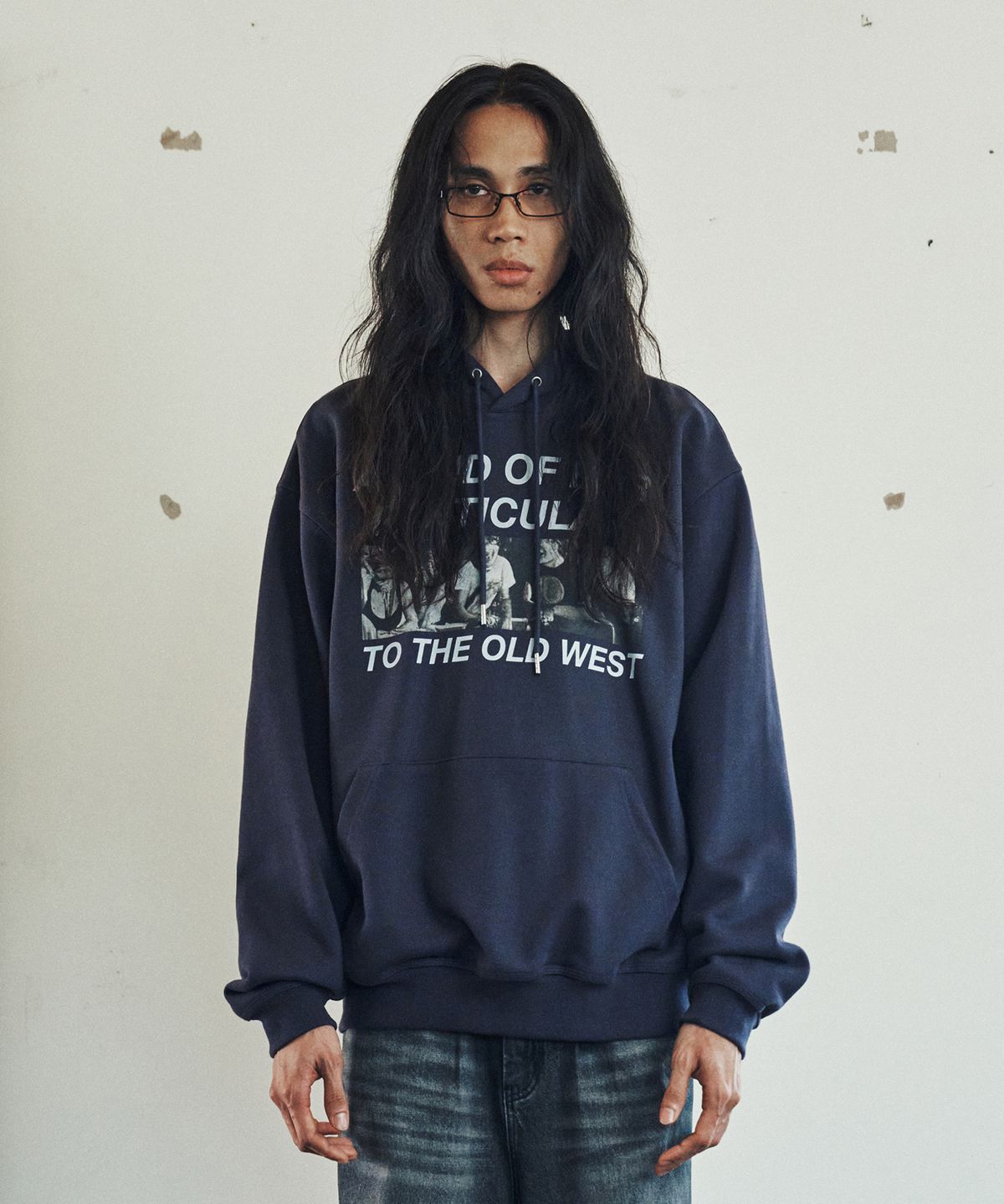 더바이닐하우스(THEVINYLHOUSE) WESTERN SALOON HOODIE PURPLE