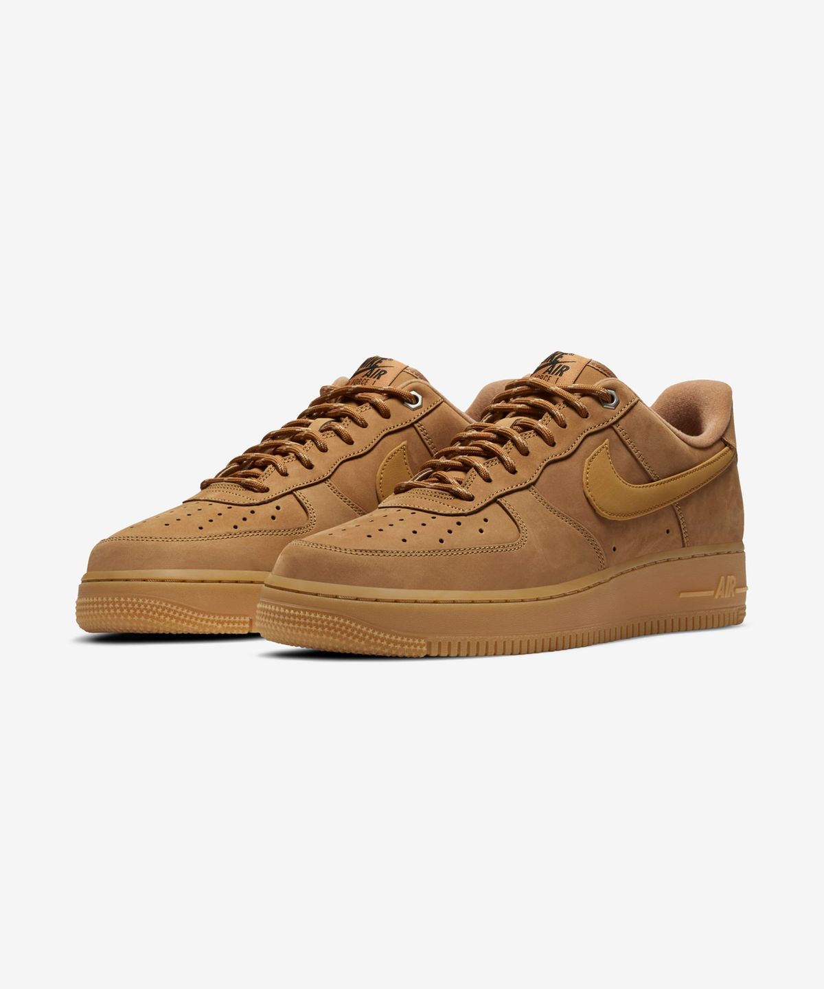 나이키(NIKE) 에어 포스 1 07 WB M - 플랙스:검 라이트 브라운:블랙:위트 / CJ9179-200