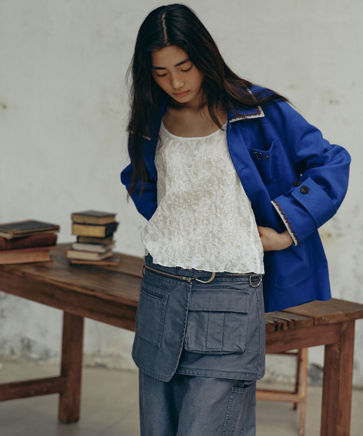 프리터(FRITUR) Carpenter Work Pants Grey_F243PT03