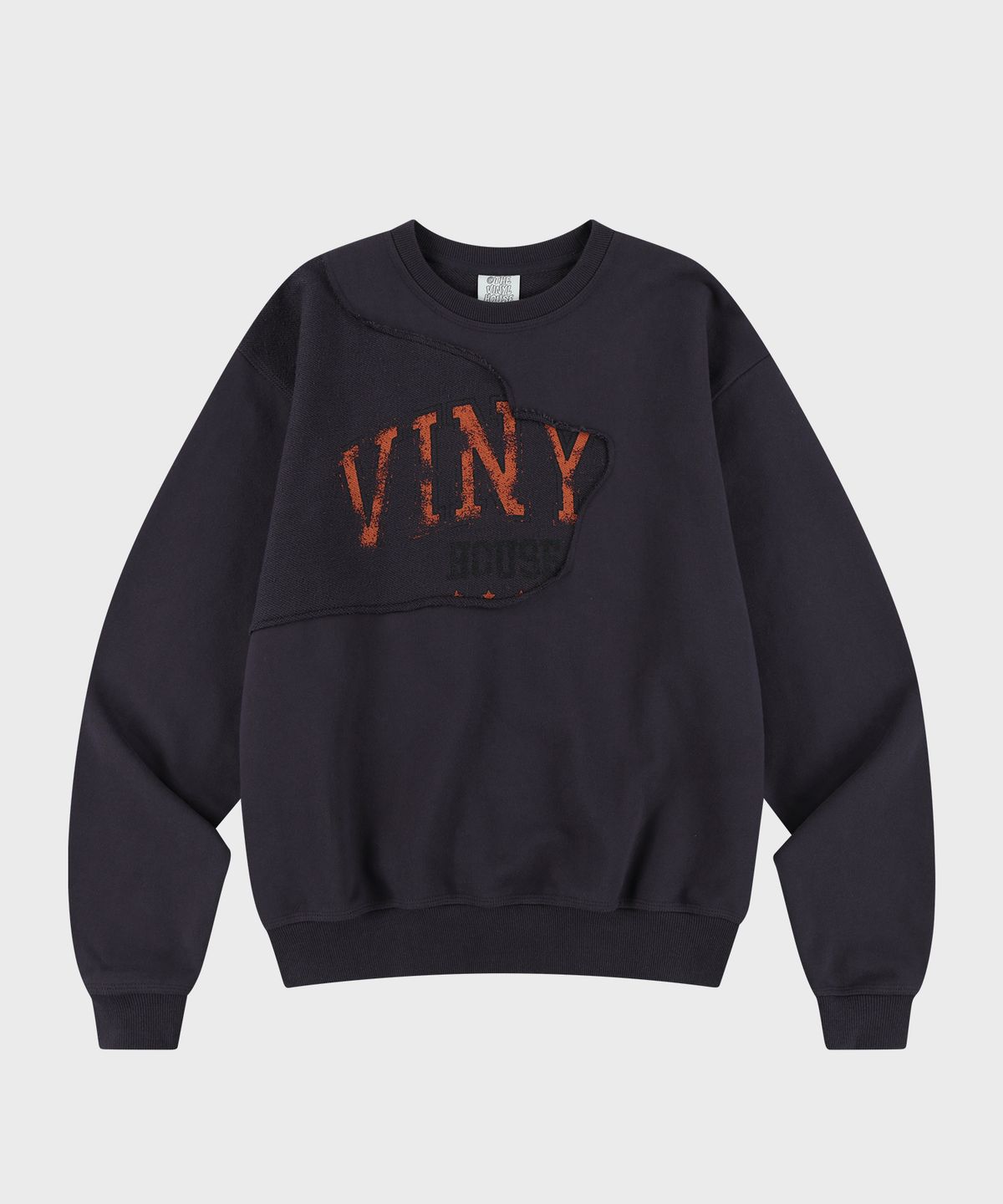 더바이닐하우스(THEVINYLHOUSE) CUT-OFF SWEATSHIRT PURPLE