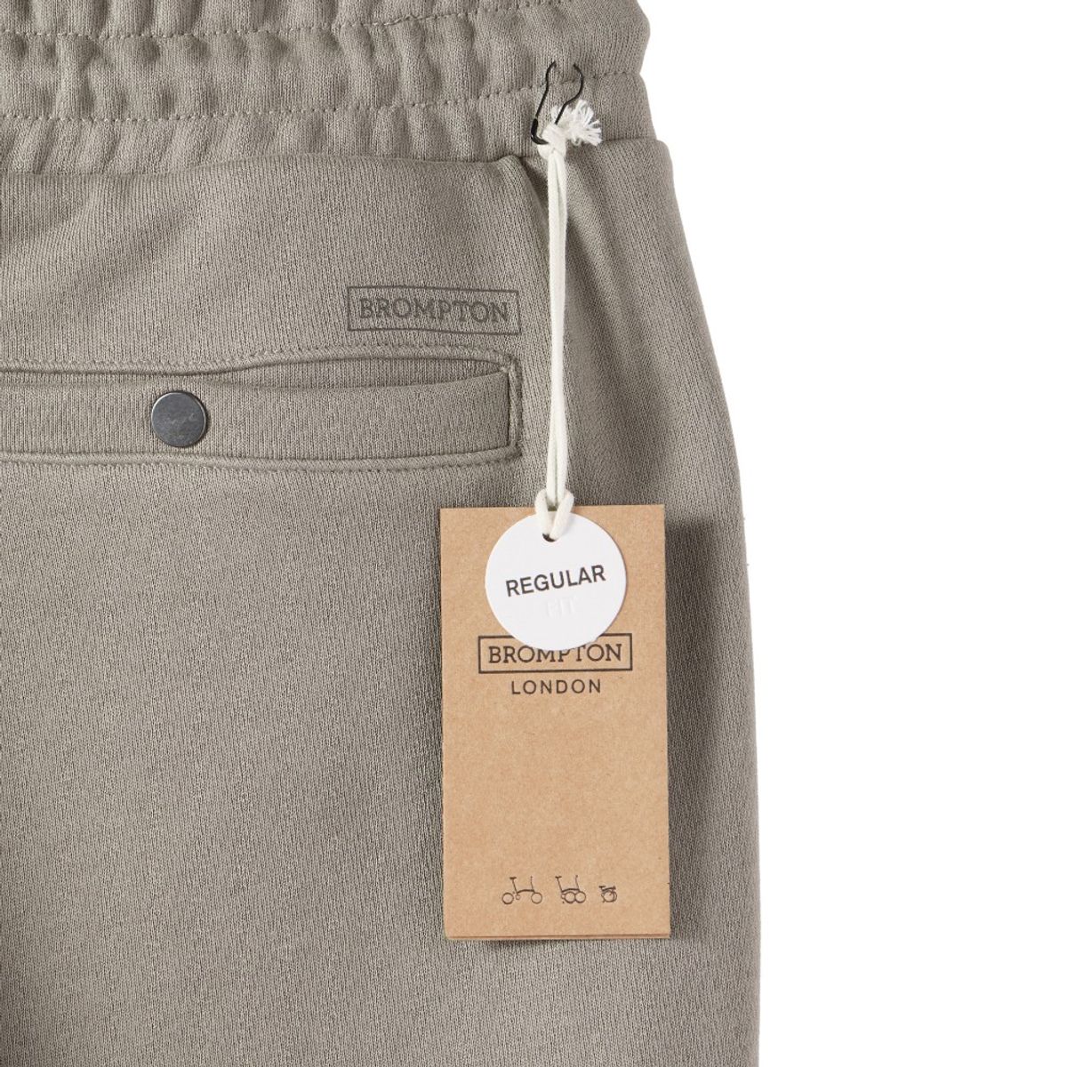 브롬톤 런던(BROMPTON LONDON) CITY SWEAT TROUSERS - MOCHA (P244UPT140)