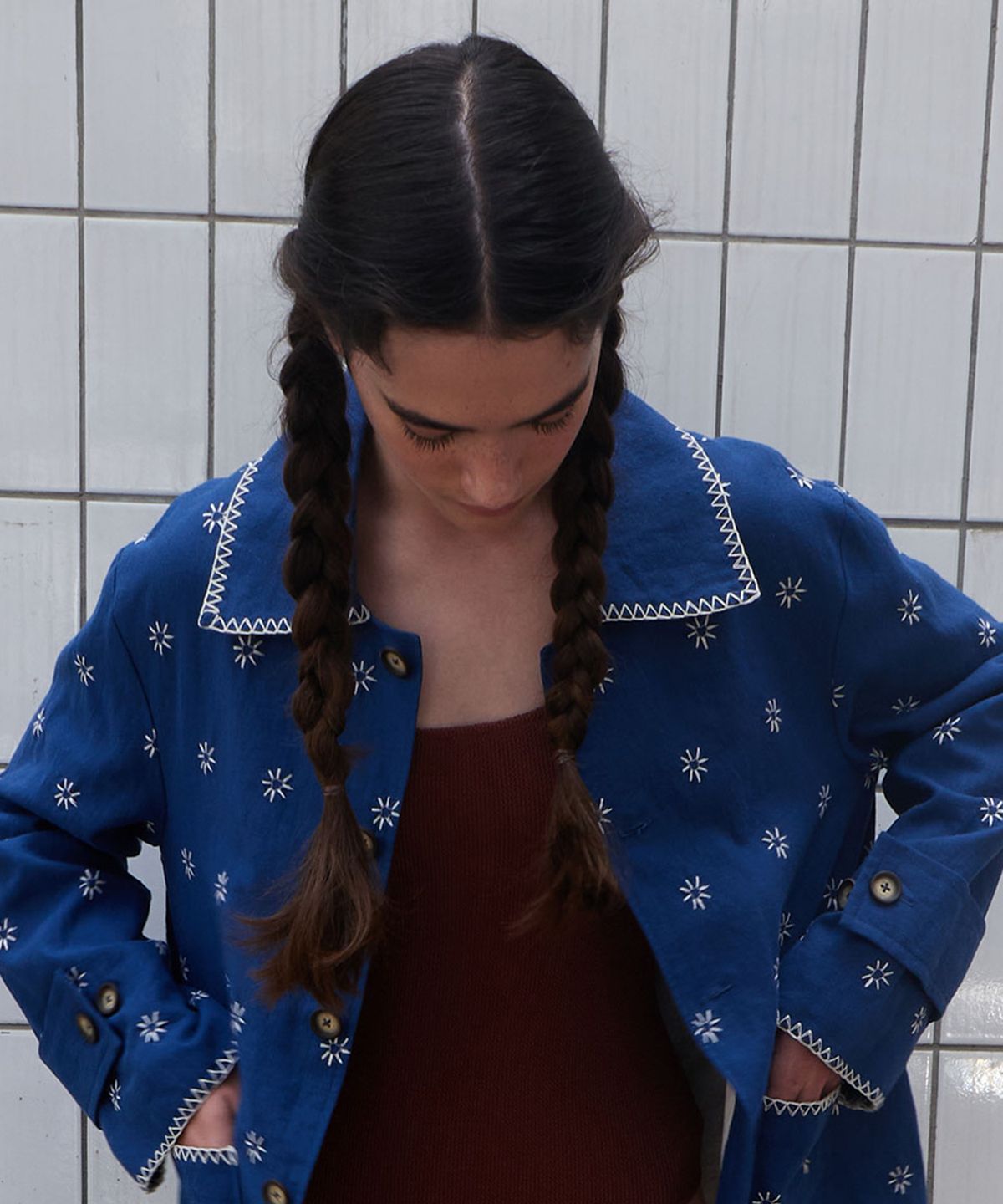 프리터(FRITUR) The KYOTO Jacket Blue_F262JK03