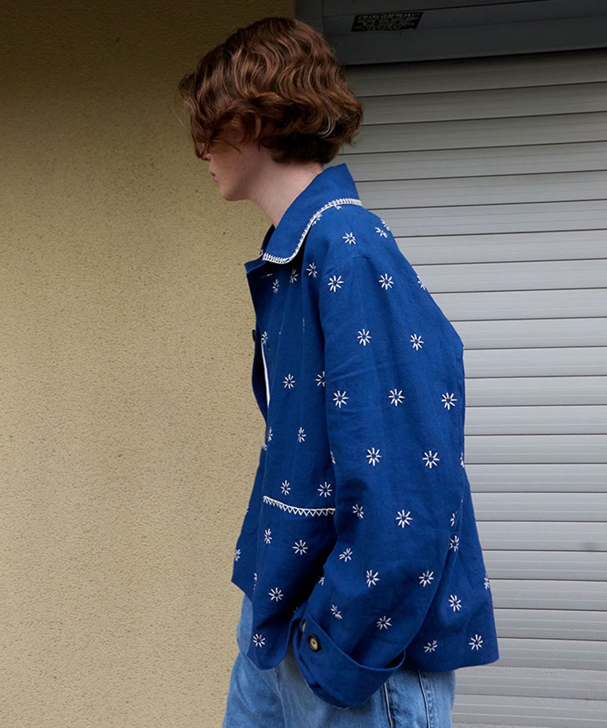 프리터(FRITUR) The KYOTO Jacket Blue_F262JK03