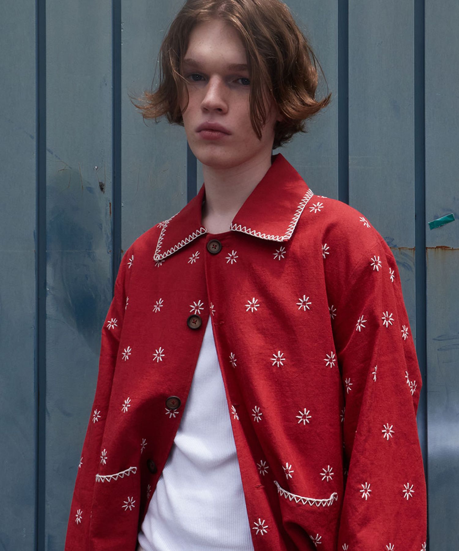 MUSINSA | FRITUR The KYOTO Jacket RED_F243JK01