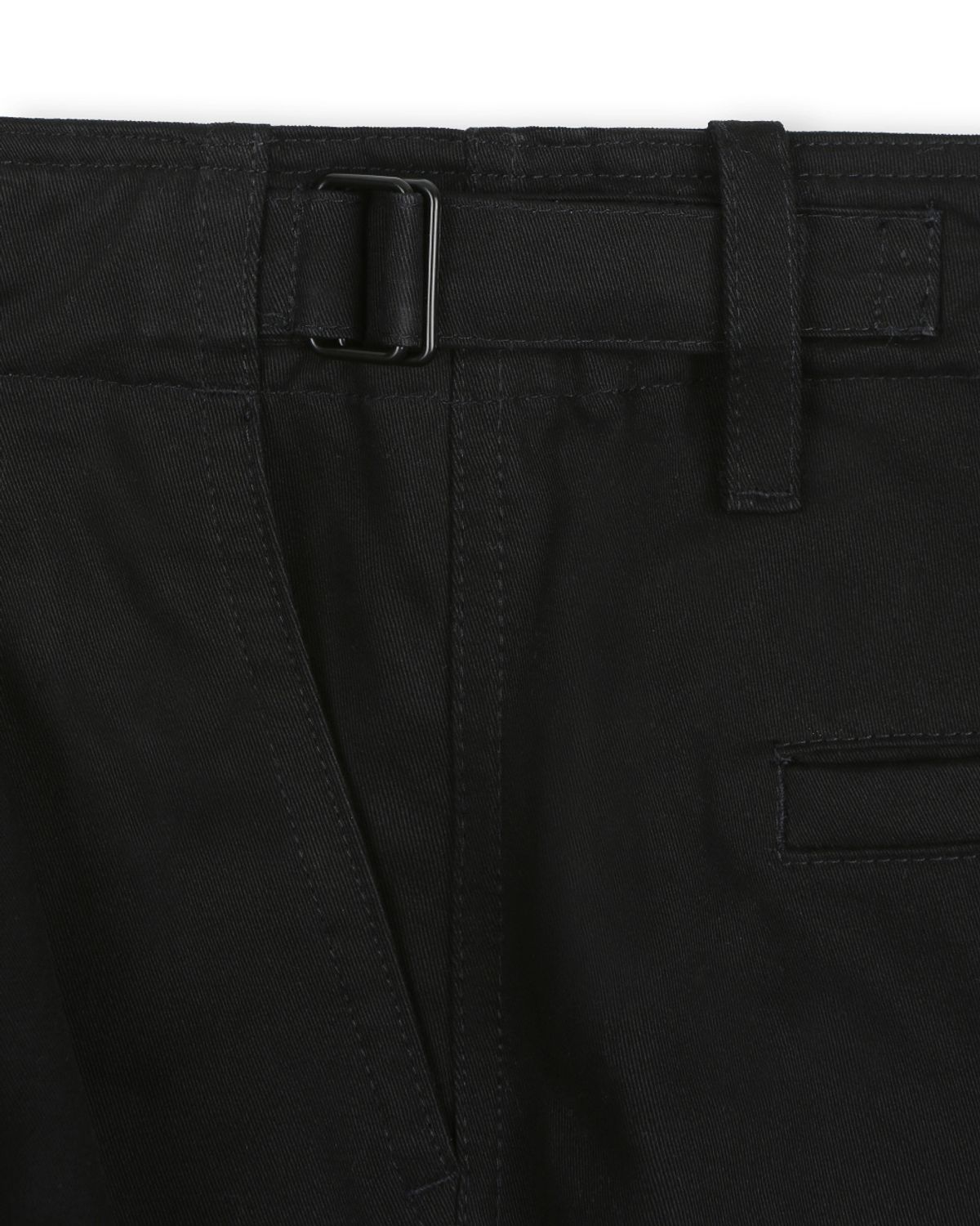 비슬로우(BESLOW) COTTON TWILL ONE TUCK PANTS BLACK