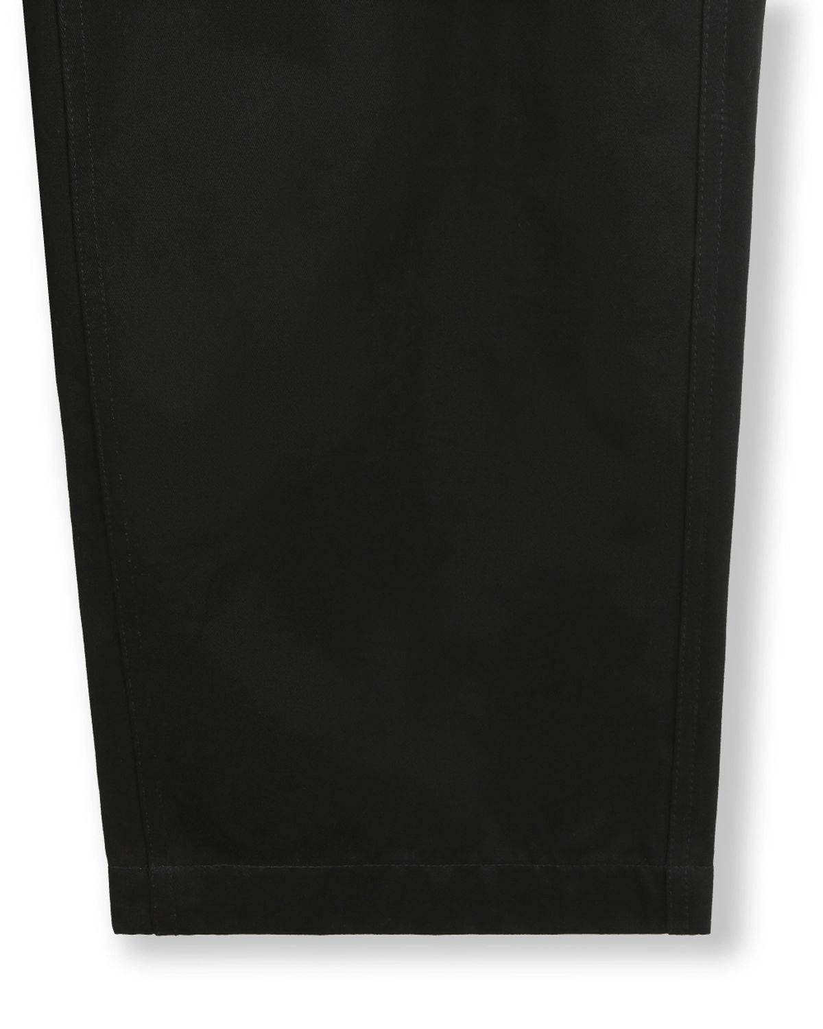 비슬로우(BESLOW) COTTON TWILL ONE TUCK PANTS BLACK