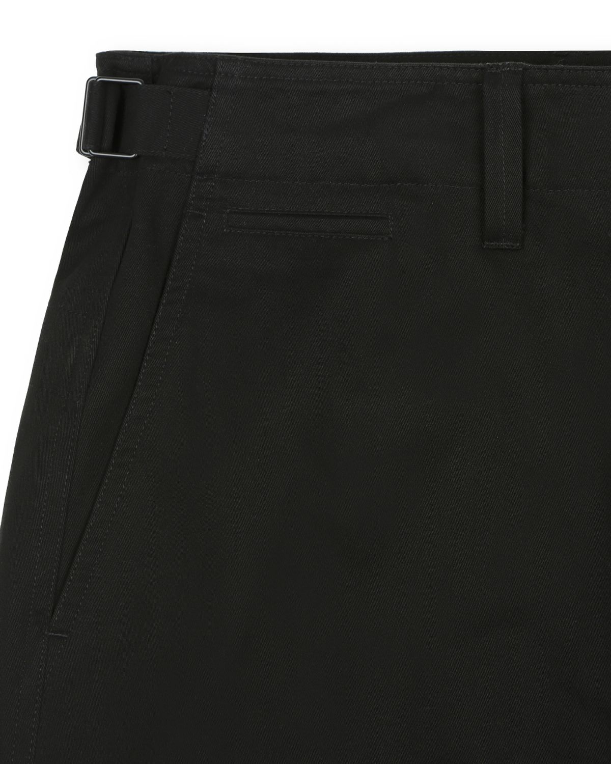 비슬로우(BESLOW) COTTON TWILL LOOSE FIT PANTS BLACK