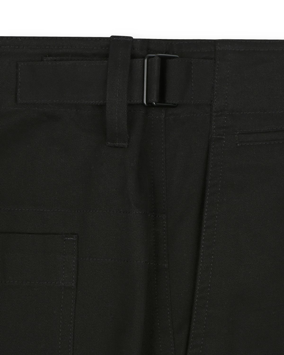 비슬로우(BESLOW) COTTON TWILL LOOSE FIT PANTS BLACK