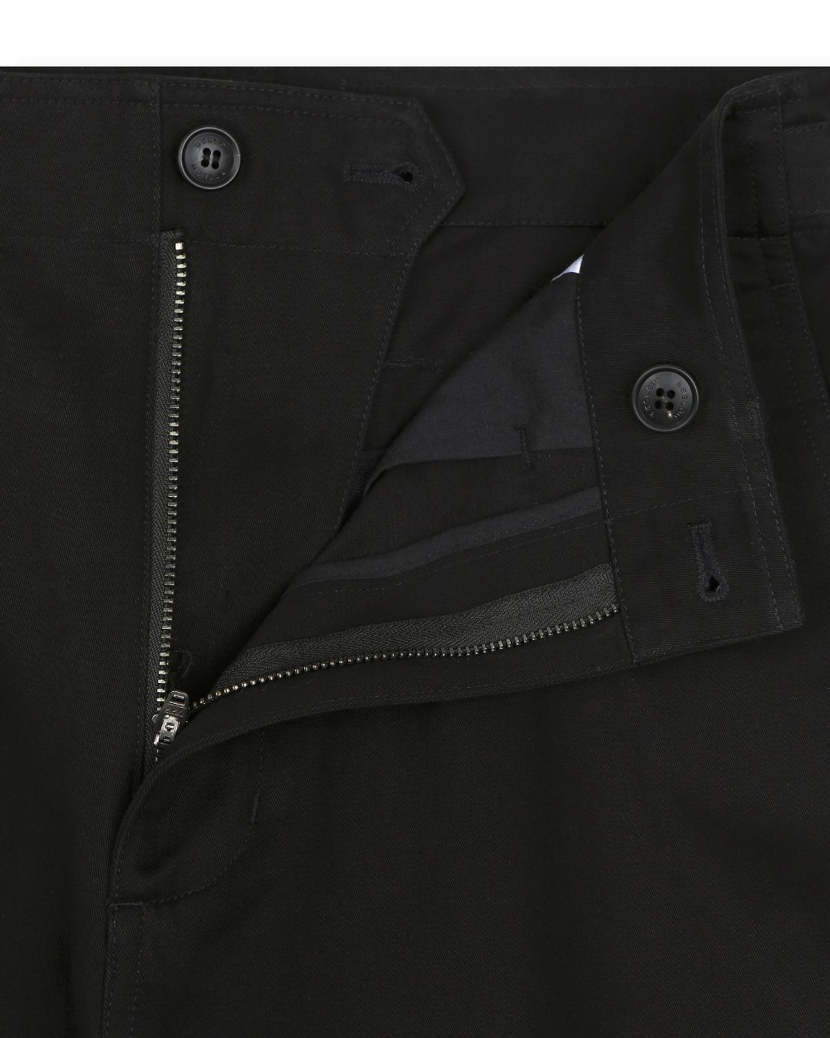 비슬로우(BESLOW) COTTON TWILL LOOSE FIT PANTS BLACK
