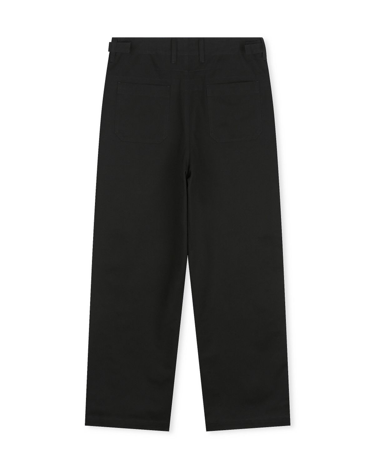 비슬로우(BESLOW) COTTON TWILL LOOSE FIT PANTS BLACK
