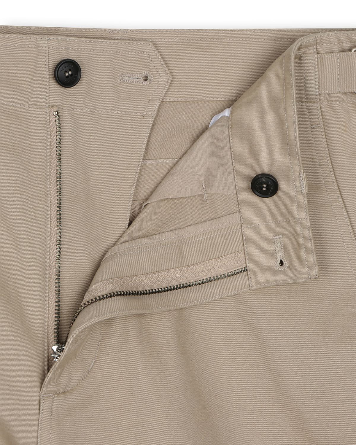 비슬로우(BESLOW) COTTON TWILL LOOSE FIT PANTS BEIGE