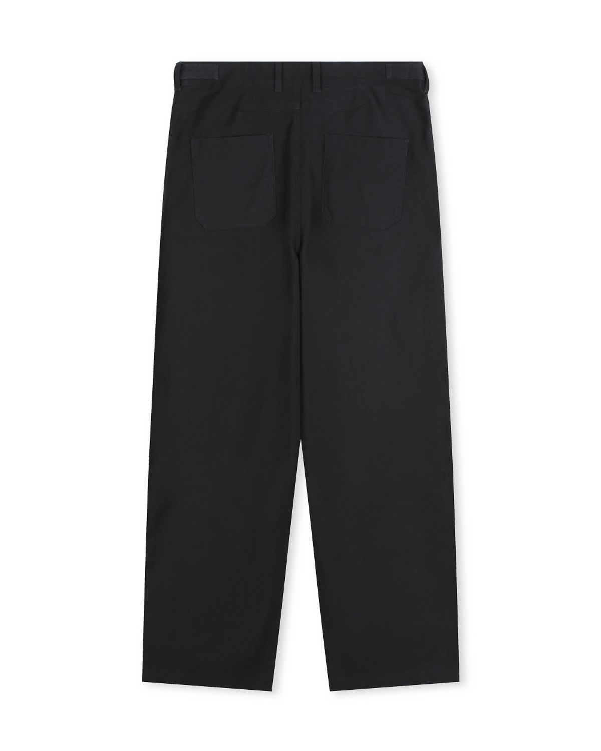 비슬로우(BESLOW) [Fabric From JAPAN]MOLE SKIN DART PANTS BLACK
