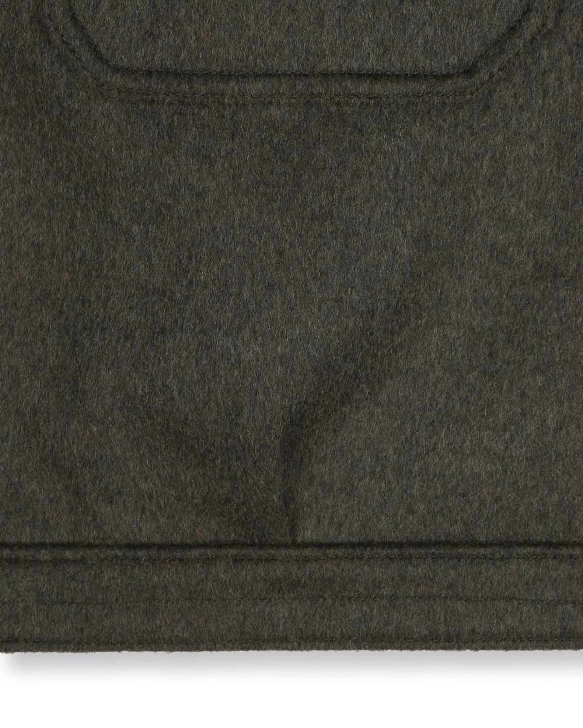 비슬로우(BESLOW) CASHMERE MILITARY ZIP-UP JACKET MELANGE DARK OLIVE
