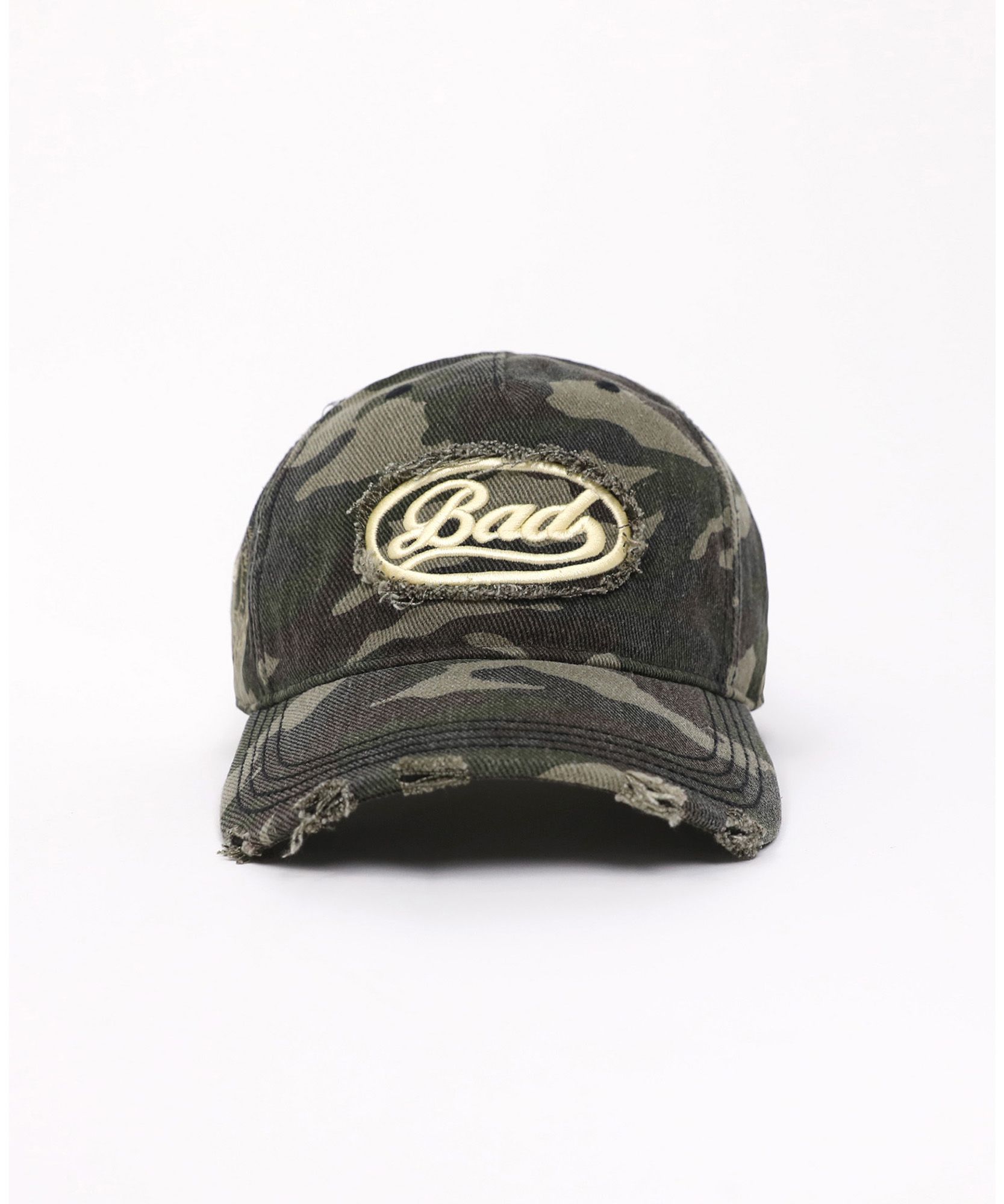 [BADBLOOD］◆韓国人気◆Oval Logo Ball Cap 2色◆追跡可◆ MUSINSA公式 | BADBLOOD Oval Logo Ball Cap - Camo