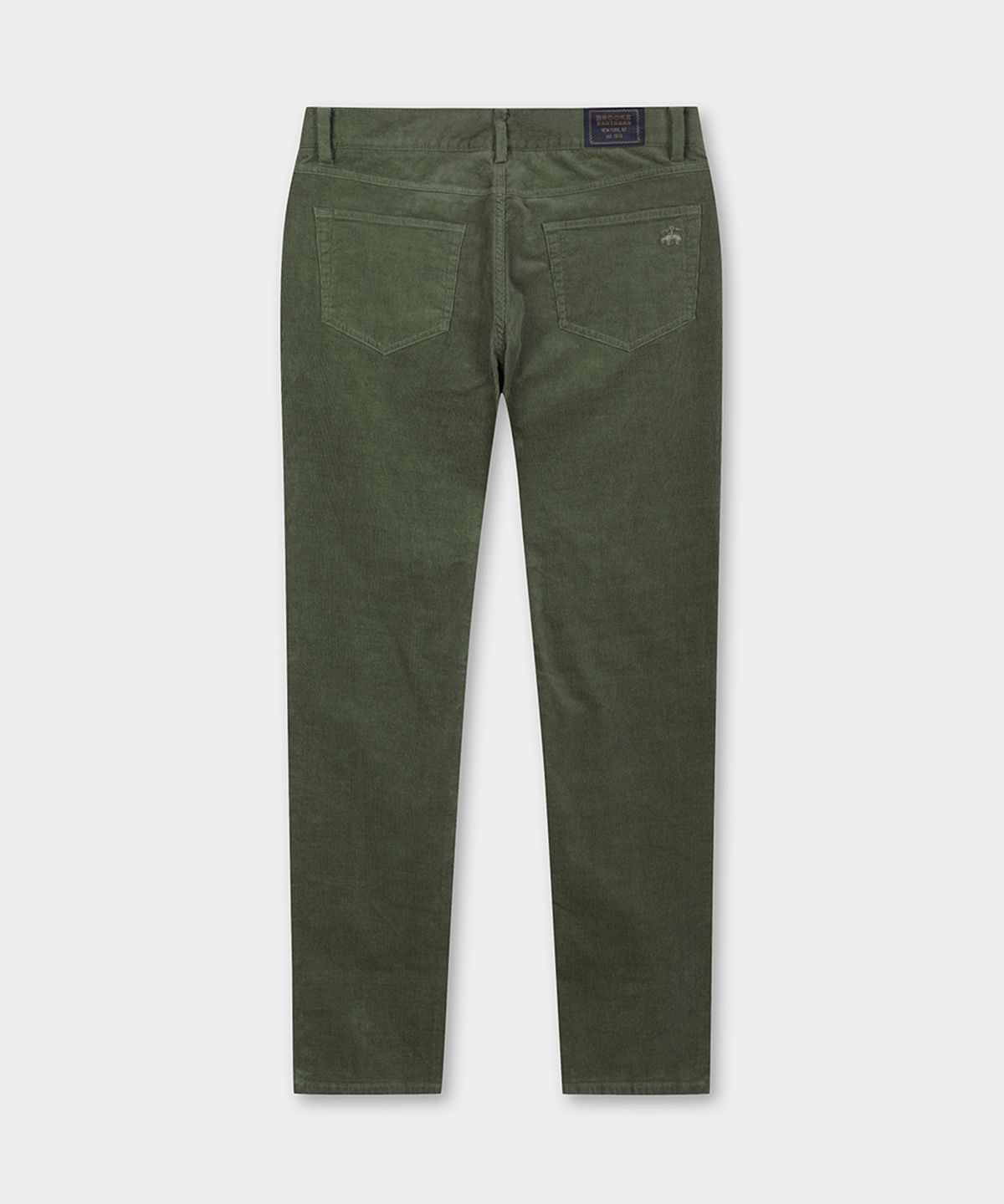 브룩스 브라더스(BROOKS BROTHERS) 슬림핏 15W 코듀로이 5포켓 팬츠 (다크그린) (BBPCMF4742KEW)