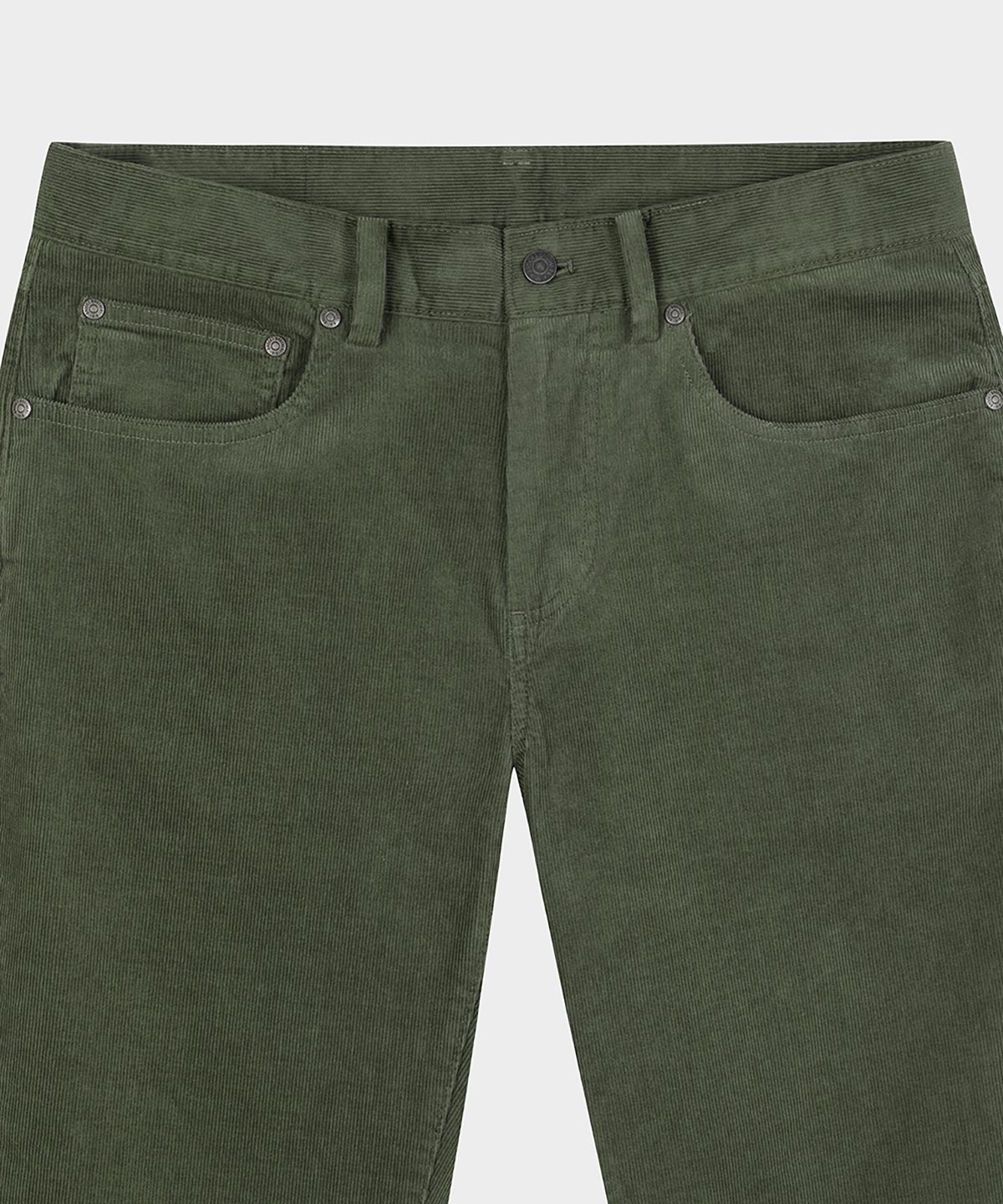 브룩스 브라더스(BROOKS BROTHERS) 슬림핏 15W 코듀로이 5포켓 팬츠 (다크그린) (BBPCMF4742KEW)