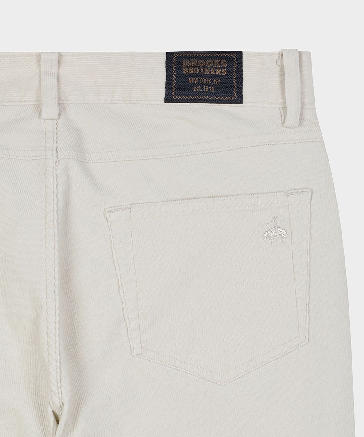 브룩스 브라더스(BROOKS BROTHERS) 슬림핏 15W 코듀로이 5포켓 팬츠 (아이보리) (BBPCMF0703BEW)