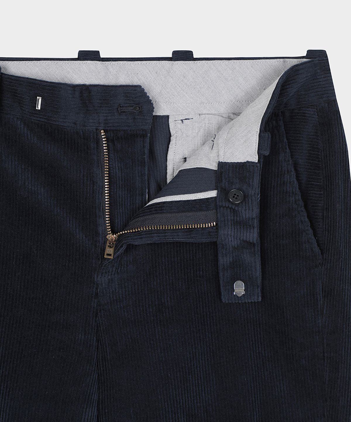 브룩스 브라더스(BROOKS BROTHERS) 슬림핏 8W 코듀로이 팬츠 (네이비) (BBPCMM4756QEW)