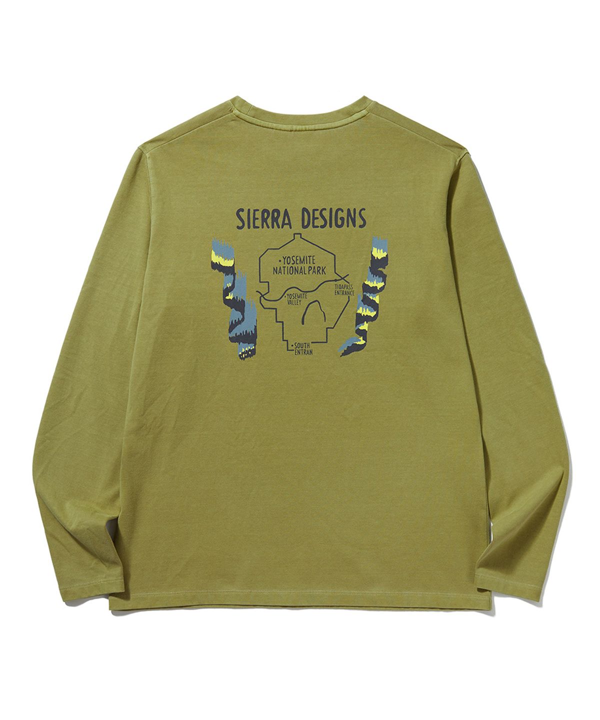 시에라디자인(SIERRA DESIGNS) 요세미티 벨리 긴팔티셔츠 YELLOW