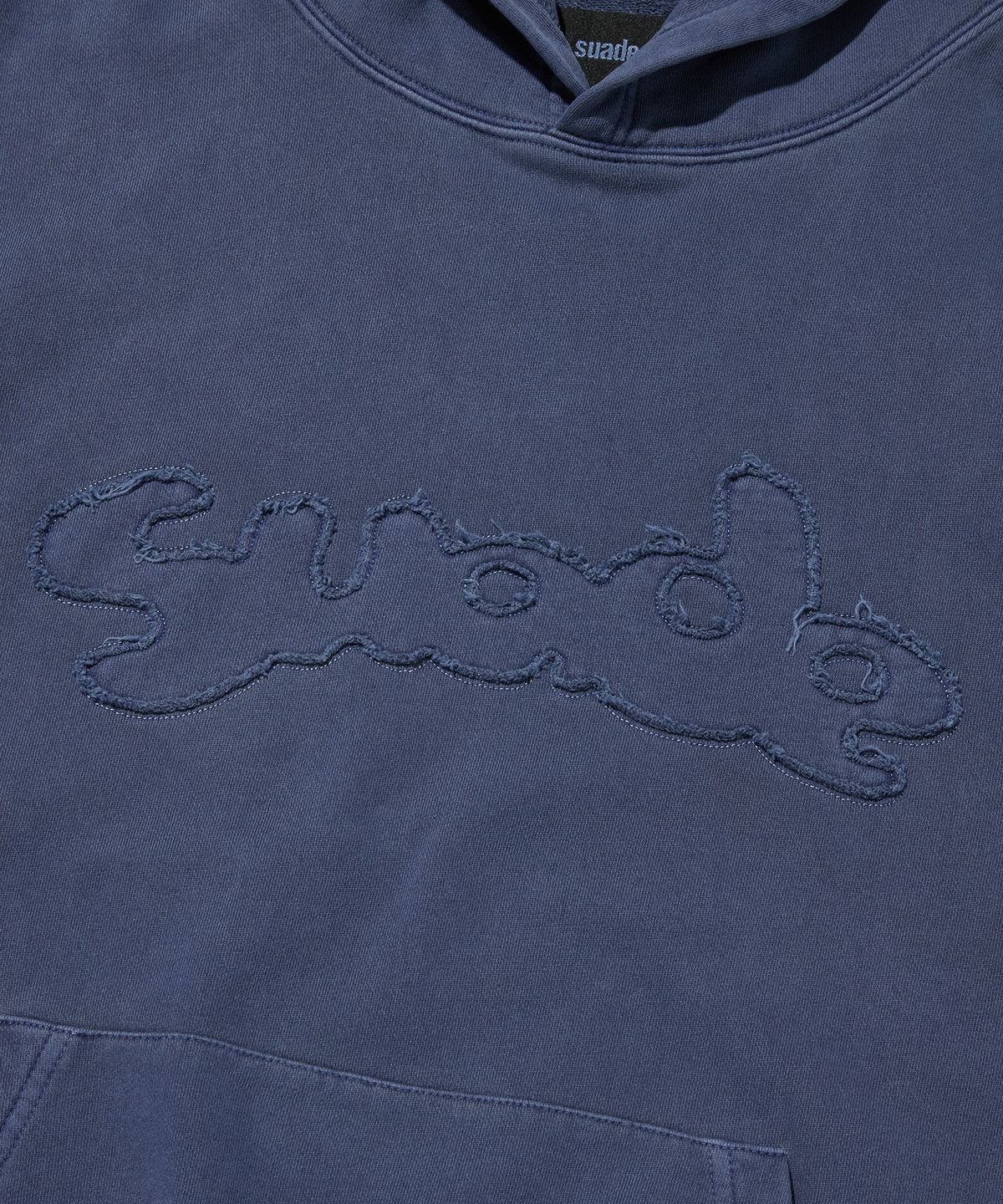 스웨이드(SUADE) LOOSE BALLOON HOODIE [PIGMENT NAVY]