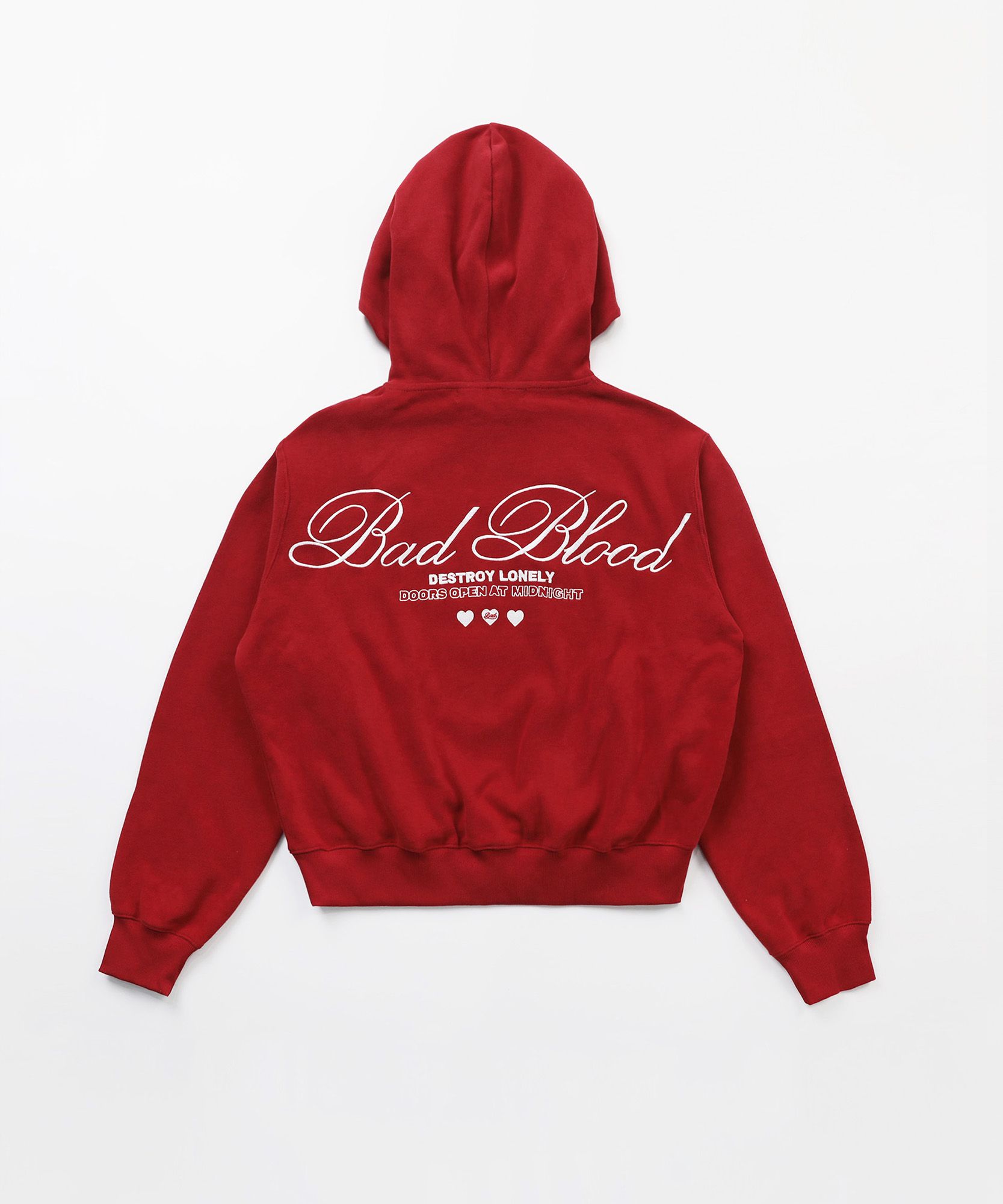 ○ xenoreport ○ BAD BITXHES HOODIE RED