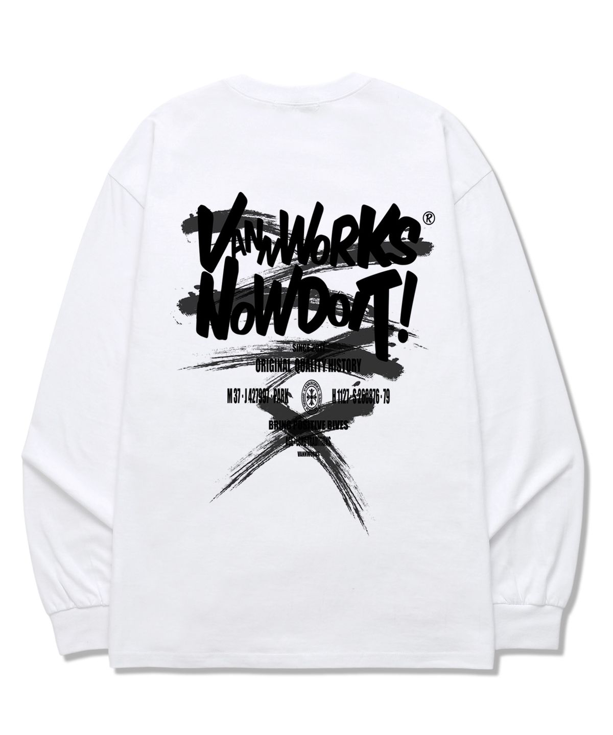 밴웍스(VANNWORKS) DO IT PAINTING 롱슬리브 (VLS0090) 화이트