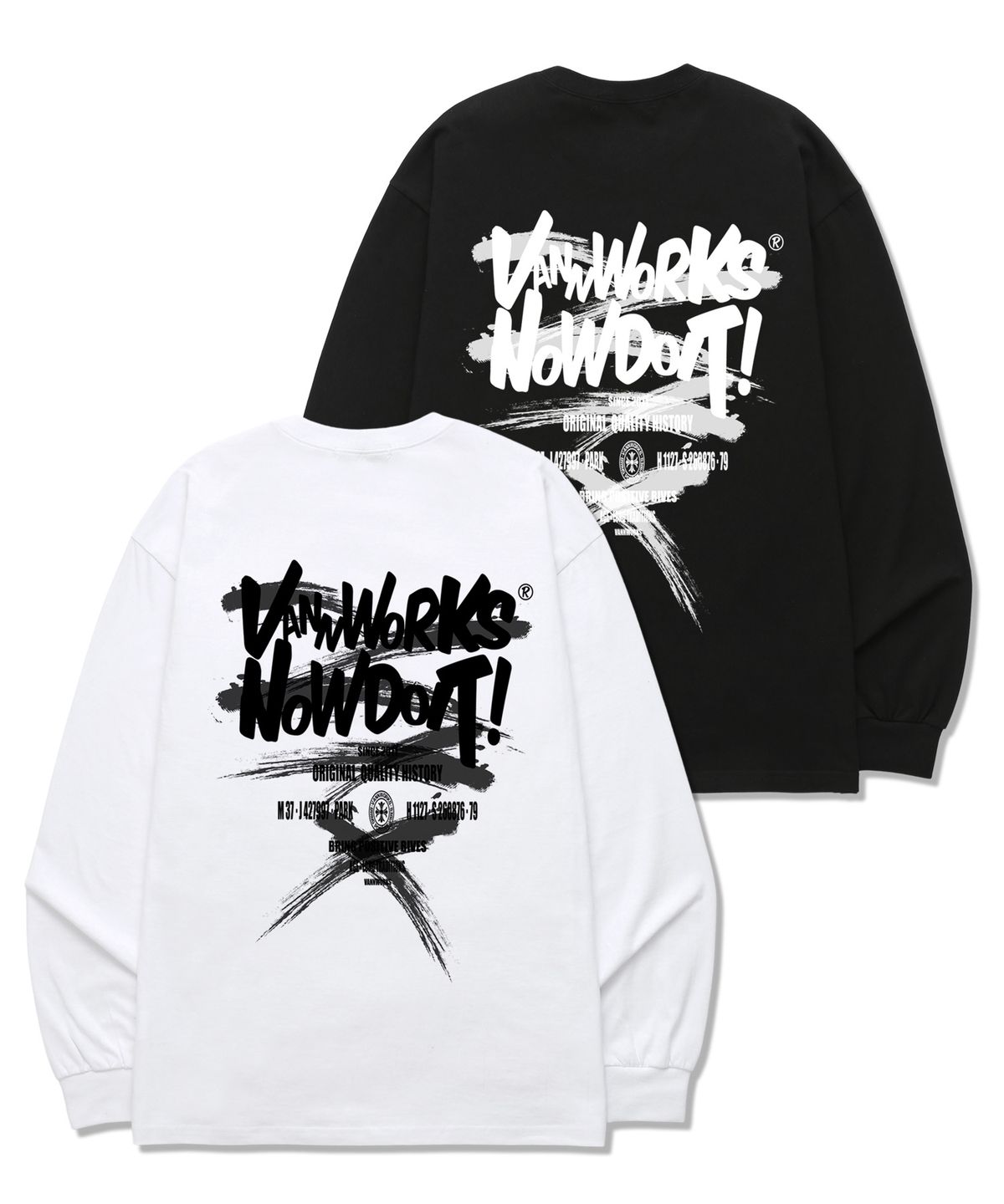 밴웍스(VANNWORKS) DO IT PAINTING 롱슬리브 (VLS0090) 화이트