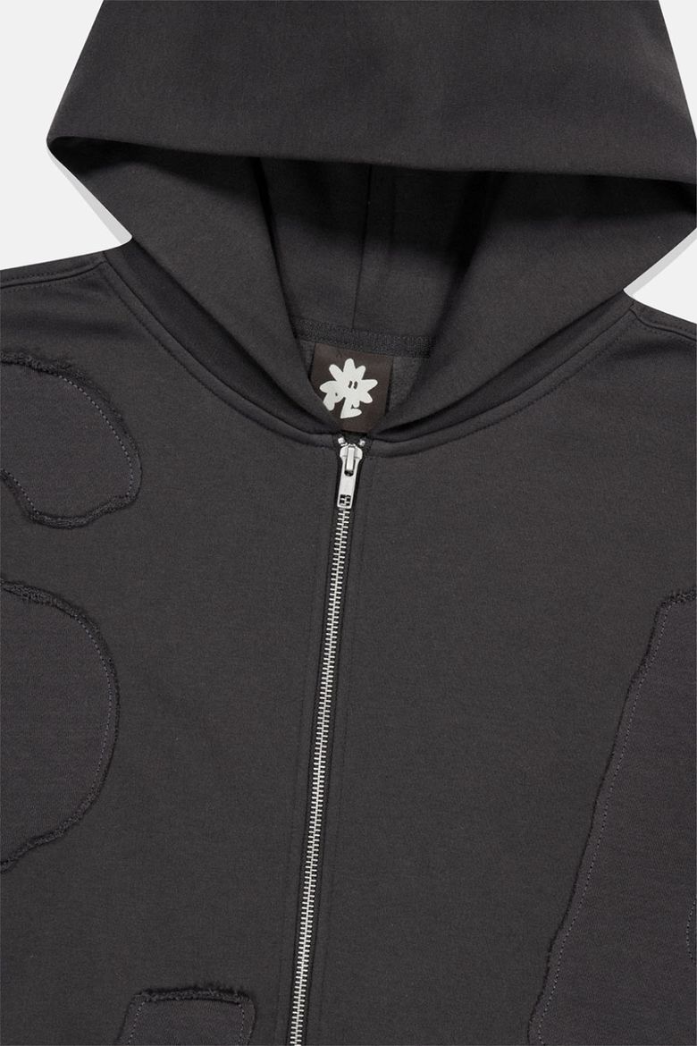 MUSINSA公式 | SUNLOVE Capital Zip Up Hoodie Charcoal