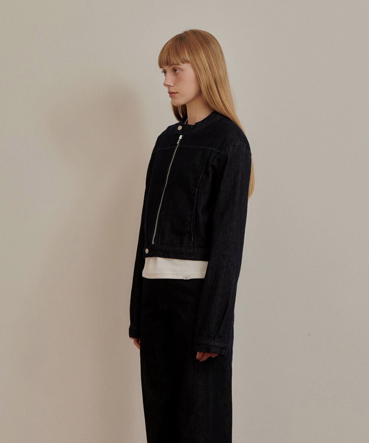 판도라핏(PANDORAFIT) Lipia Single Rider Denim Jacket