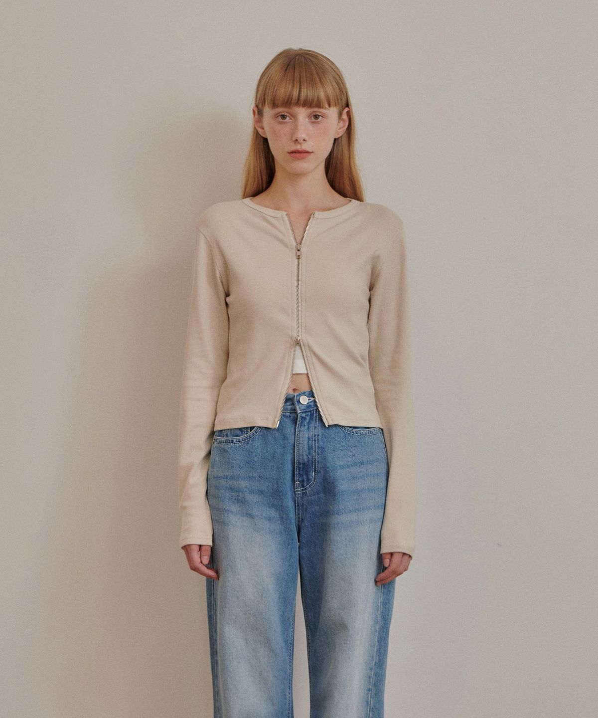 판도라핏(PANDORAFIT) Como 2Way Cotton Zip-up