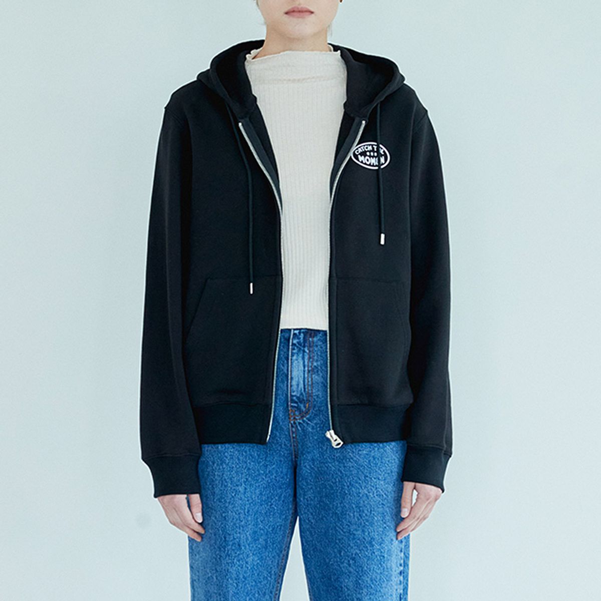 모먼(MOMEN) 릴렉스 후드 집업_XMBALYZA41106