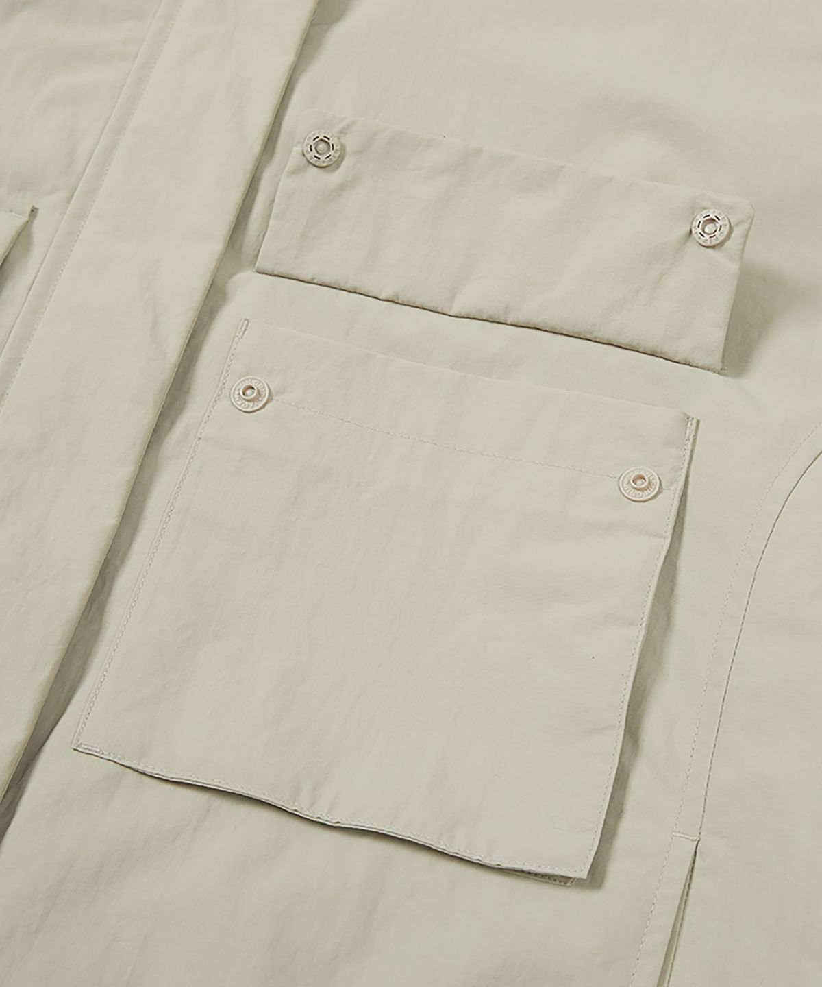 스노우피크 어패럴(SNOWPEAK APPAREL) 캠플 여성 바람막이 (S24FWCWB13) Light Beige