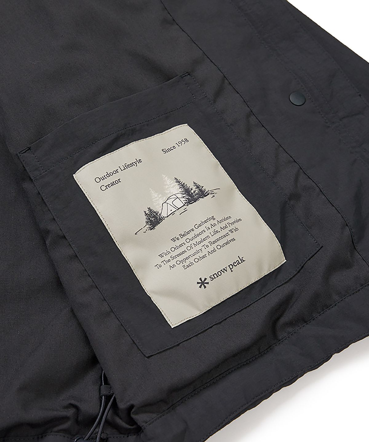 스노우피크 어패럴(SNOWPEAK APPAREL) 캠플 여성 바람막이 (S24FWCWB13) Dark Charcoal