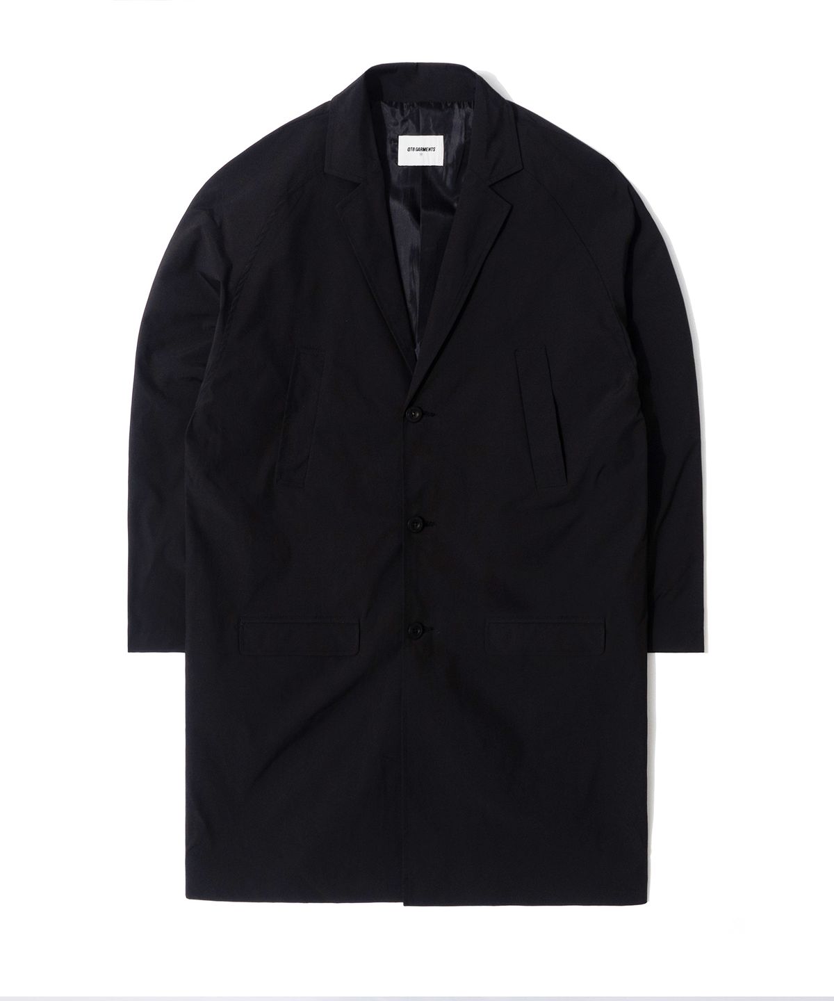 큐티에잇 가먼츠(QT8 GARMENTS) TL Oversized Raglan Coat (Black)