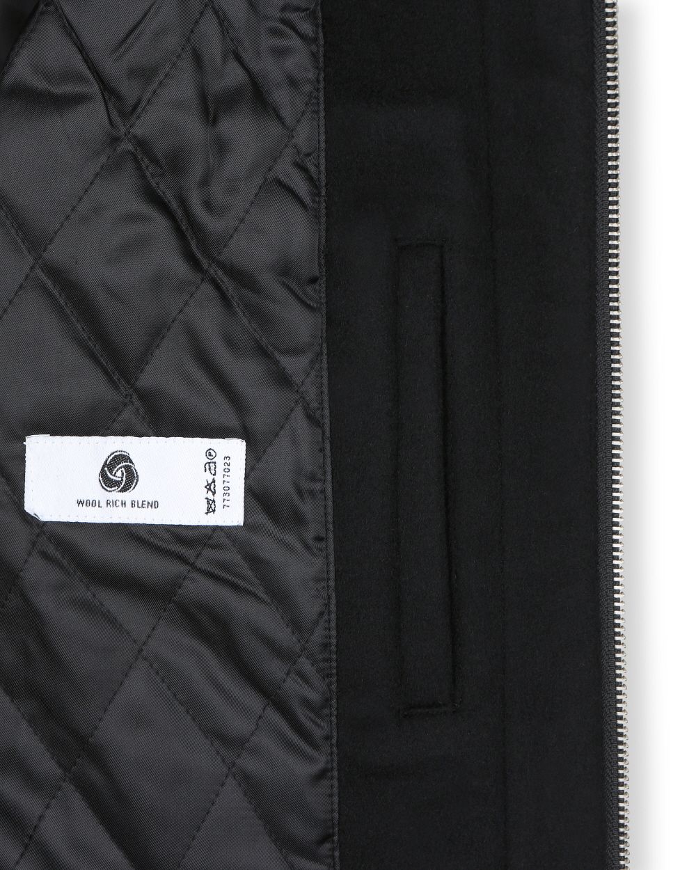 MUSINSA | BESLOW CASHMERE WORK JACKET BLACK