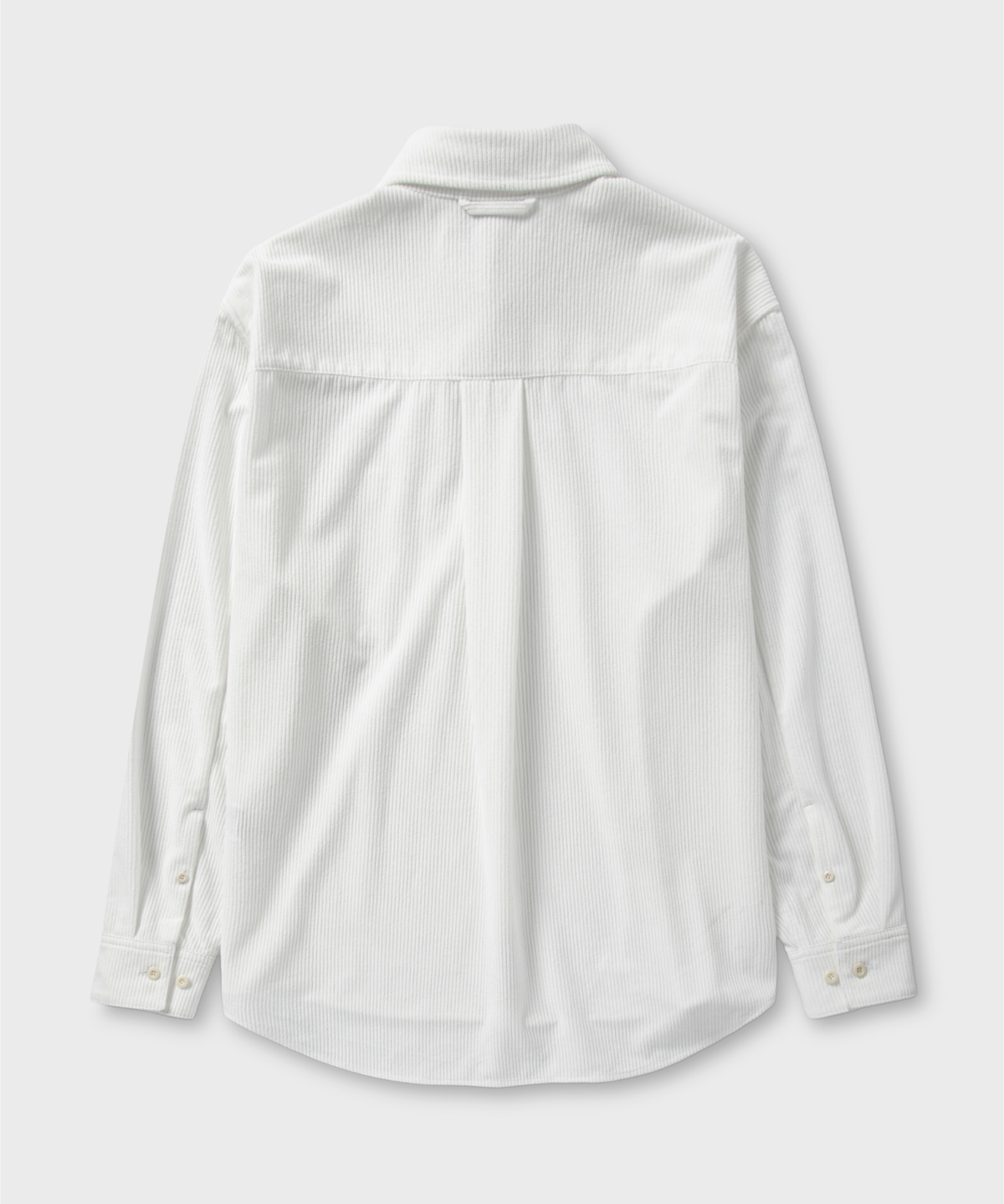 넌블랭크(NONBLANK) 에센셜 코듀로이 셔츠_WHITE