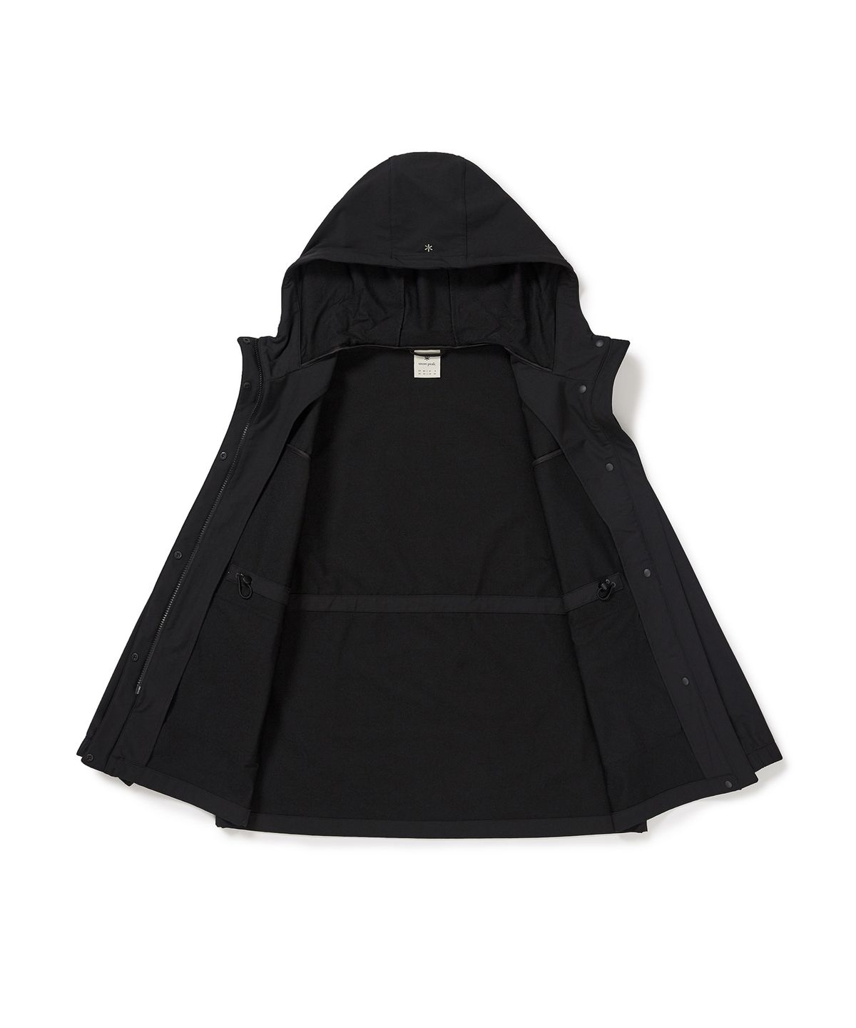 스노우피크 어패럴(SNOWPEAK APPAREL) 라고 여성 중기장 후드 자켓 (S24FWTJK35) Black