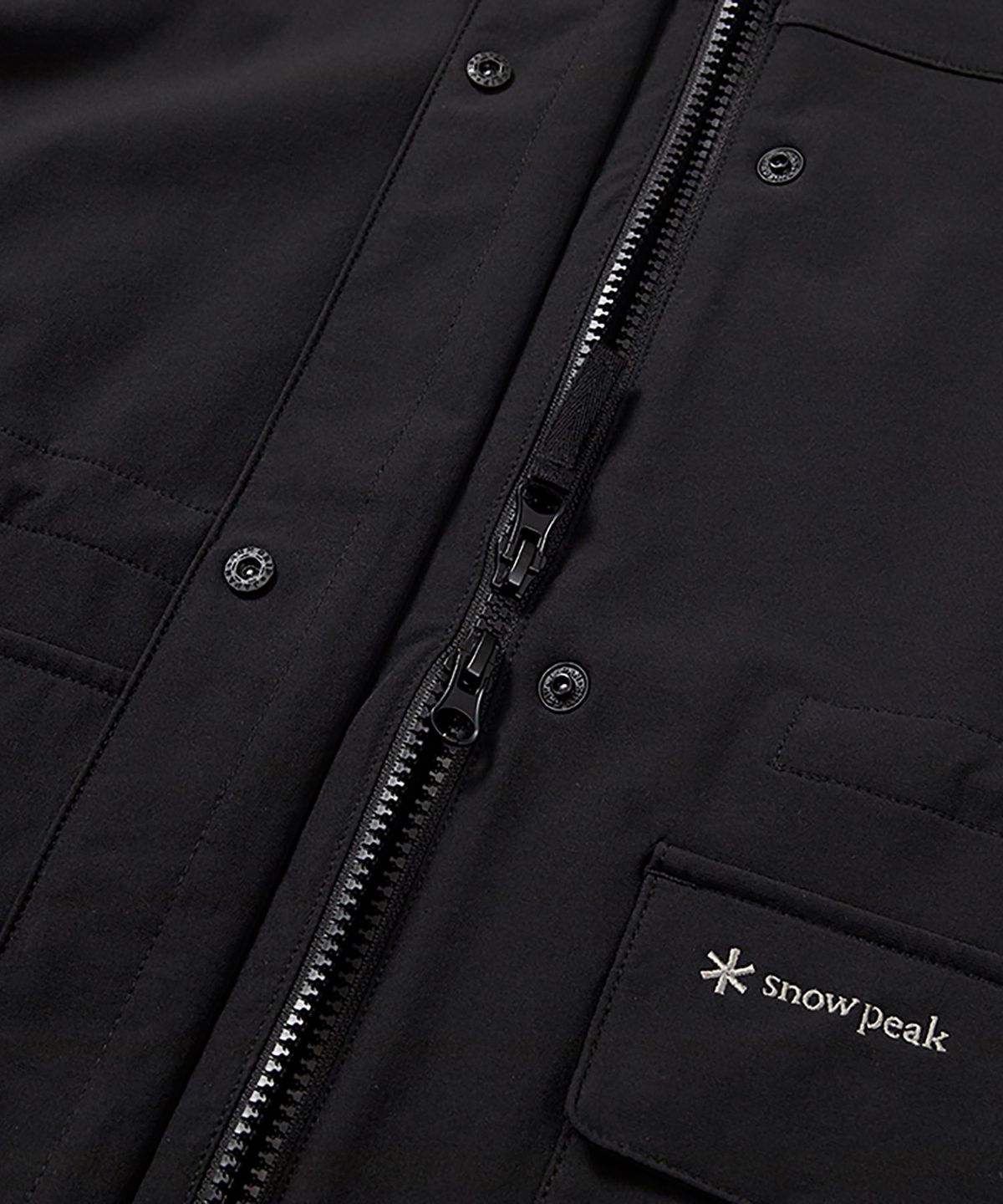 스노우피크 어패럴(SNOWPEAK APPAREL) 라고 여성 중기장 후드 자켓 (S24FWTJK35) Black