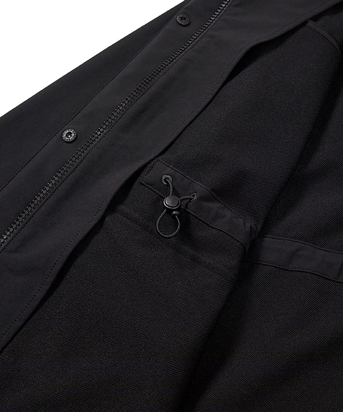 스노우피크 어패럴(SNOWPEAK APPAREL) 라고 여성 중기장 후드 자켓 (S24FWTJK35) Black