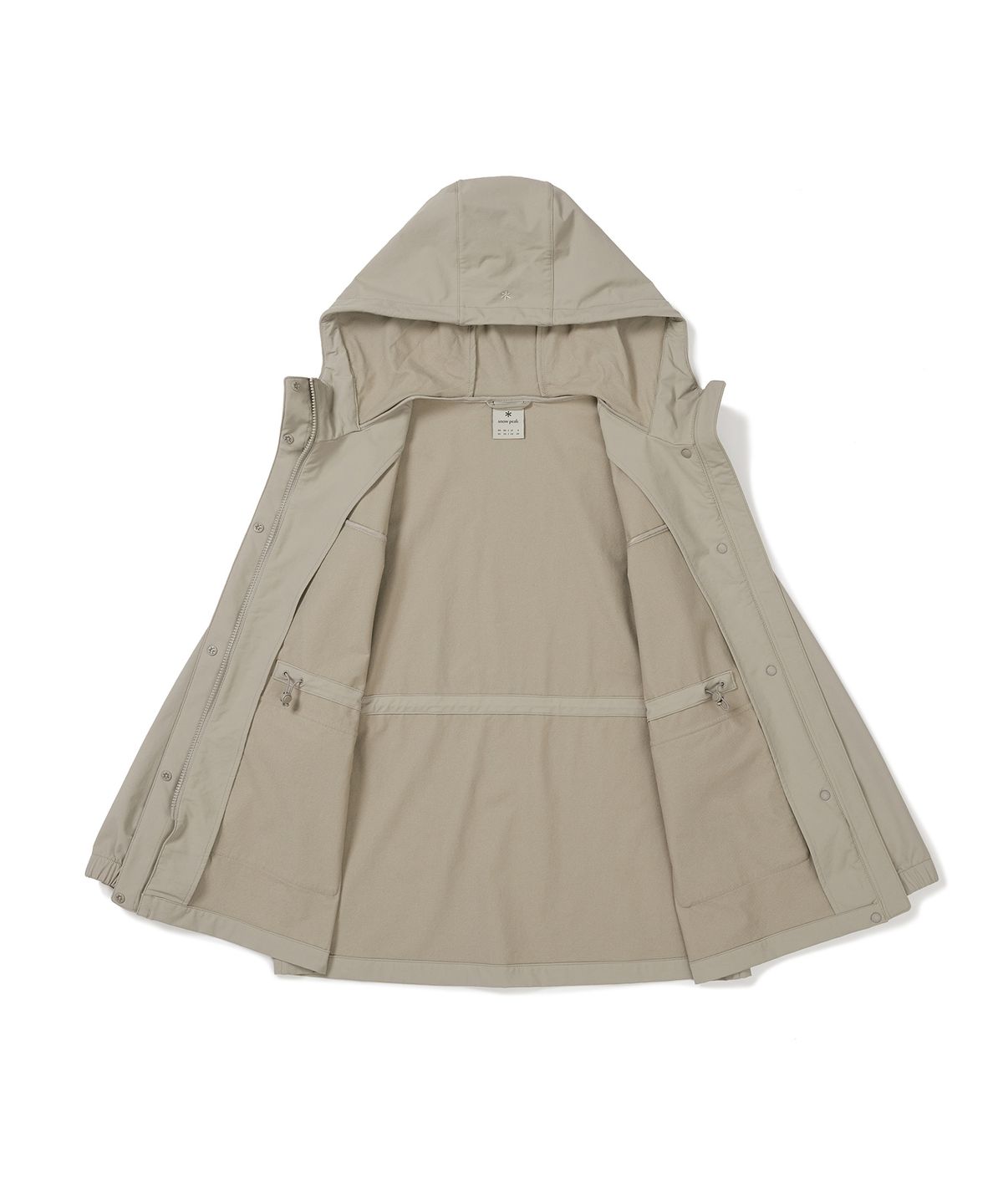 스노우피크 어패럴(SNOWPEAK APPAREL) 라고 여성 중기장 후드 자켓 (S24FWTJK35) Beige