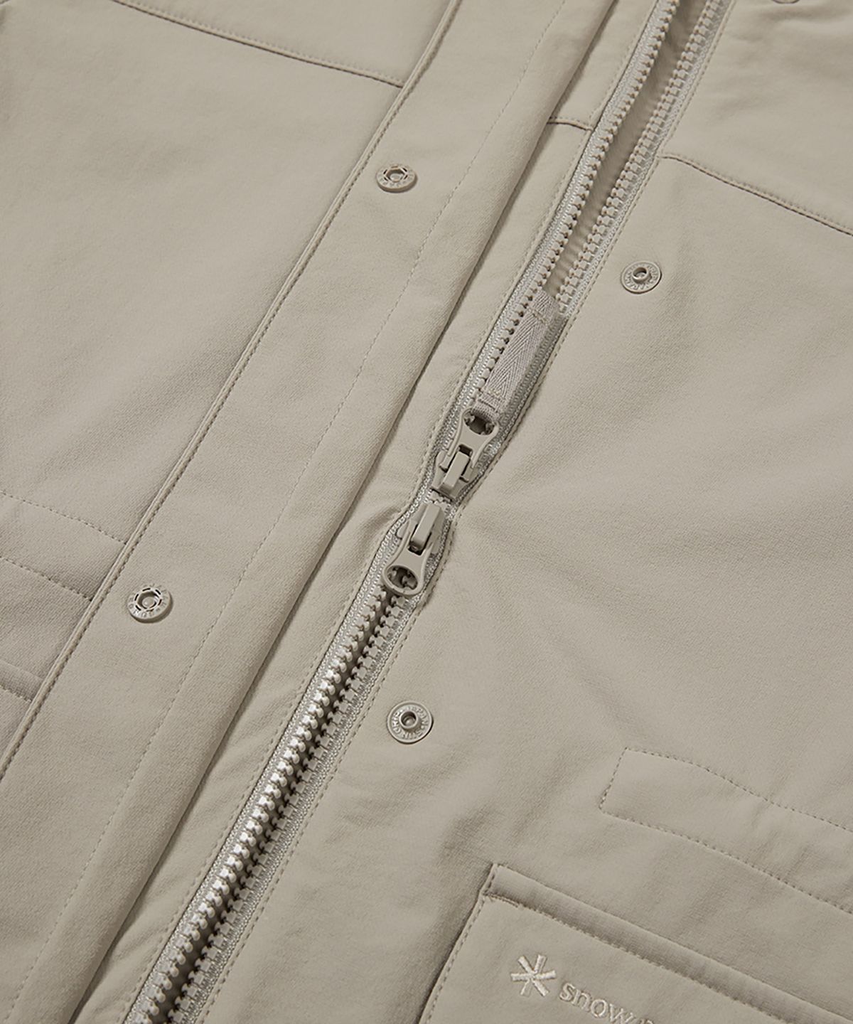 스노우피크 어패럴(SNOWPEAK APPAREL) 라고 여성 중기장 후드 자켓 (S24FWTJK35) Beige