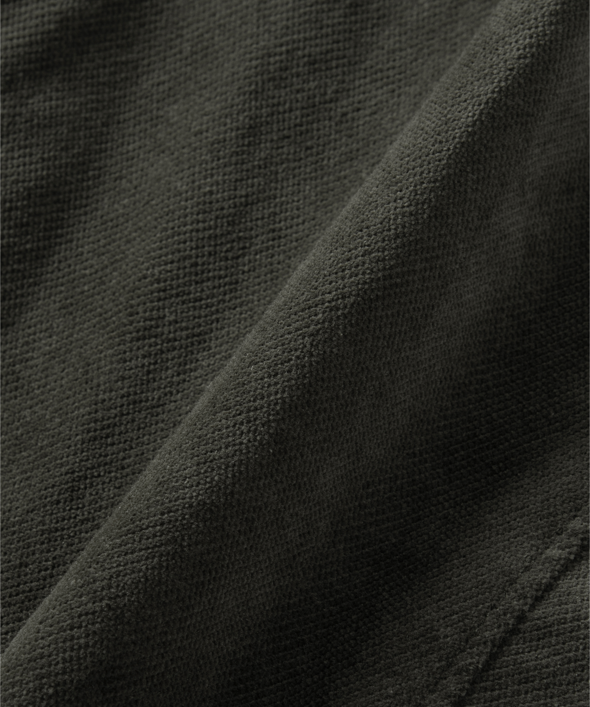 넌블랭크(NONBLANK) 원턱 커브드 스티치 팬츠_KHAKI