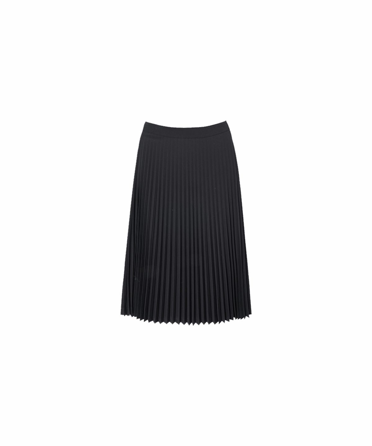 시야쥬(SIYAZU) SIST9041 울 블렌드 플리츠 스커트_Deep navy