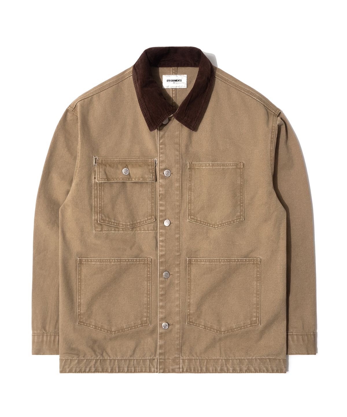 큐티에잇 가먼츠(QT8 GARMENTS) RG Washed Work Chore Jacket (Beige)