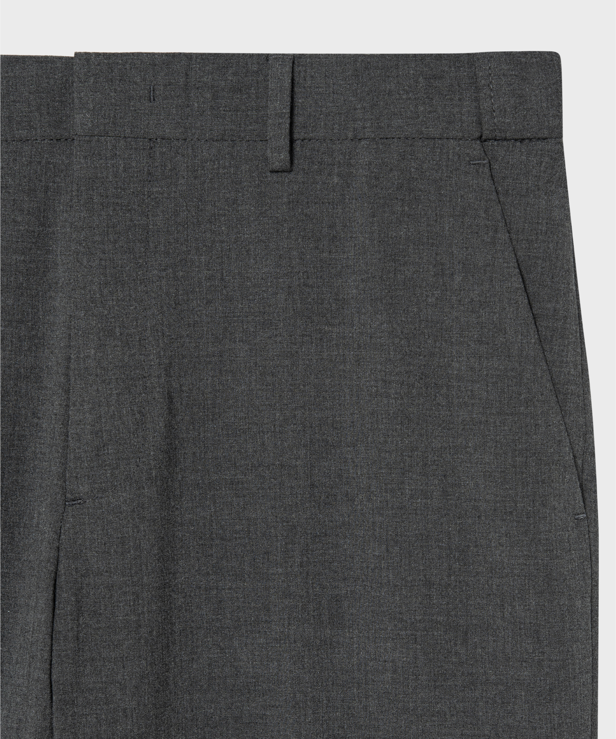 넌블랭크(NONBLANK) [CARREMAN] 세미 와이드 핏 슬랙스_GREY